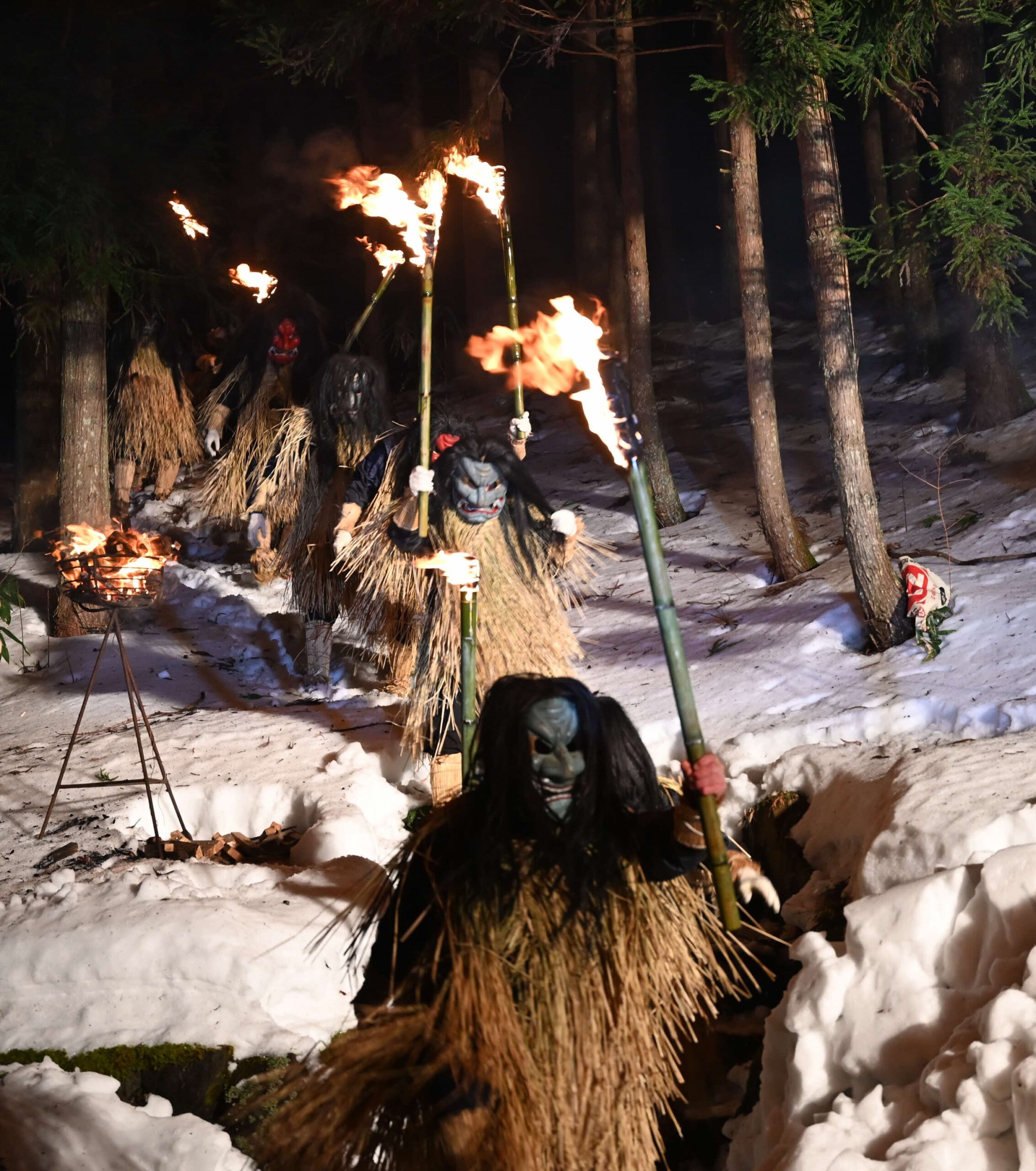 なまはげ柴灯まつりにボランティアスタッフとして参加いたしました